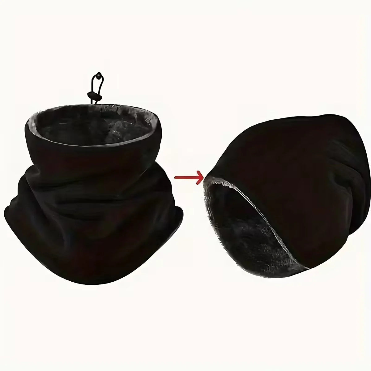 Winter Fleece Neck Gaiter Balaclava – Windproof Face Mask