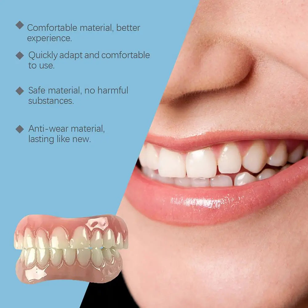 Soft Silicone Denture Reline Kit – Upper & Lower | Men & Women