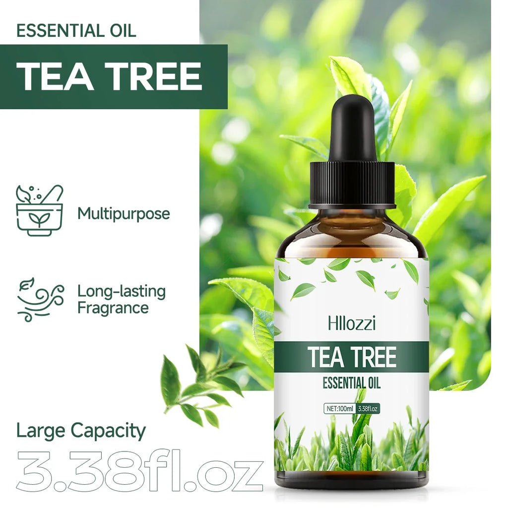 Hllozzi Tea Tree Essential Oil – Nourishing Massage Oil