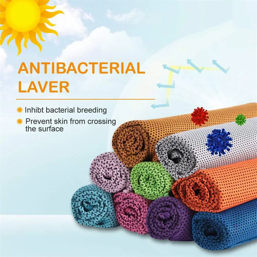 Quick-Dry Cooling Sport Towel – Gym, Yoga, Swimming & Outdoor