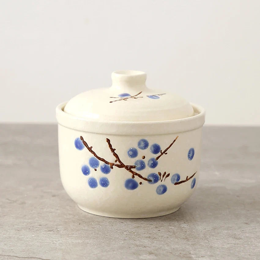 Ceramic Snow Glaze Stew Cup | Mini Soup & Steamed Egg Bowl