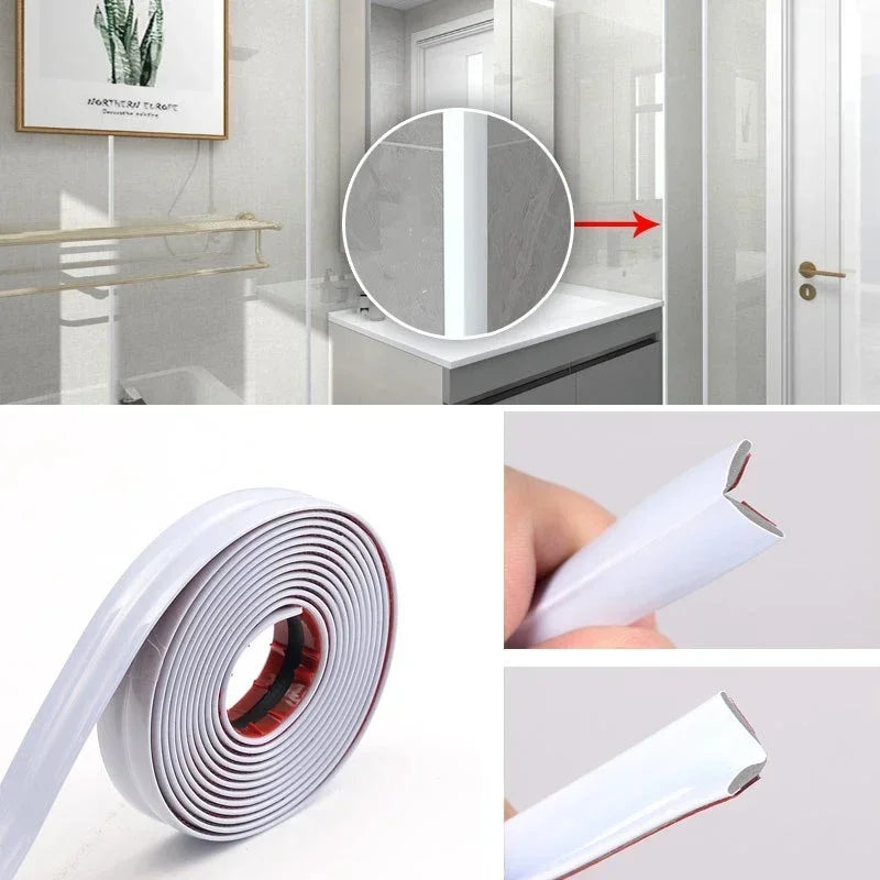 Peel & Stick Mirror Wall Trim Strips | Corner Molding Decor
