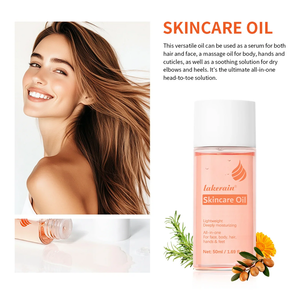 Lakerain Bio Skincare Oil – Vitamin A & E Face & Body Moisturizer