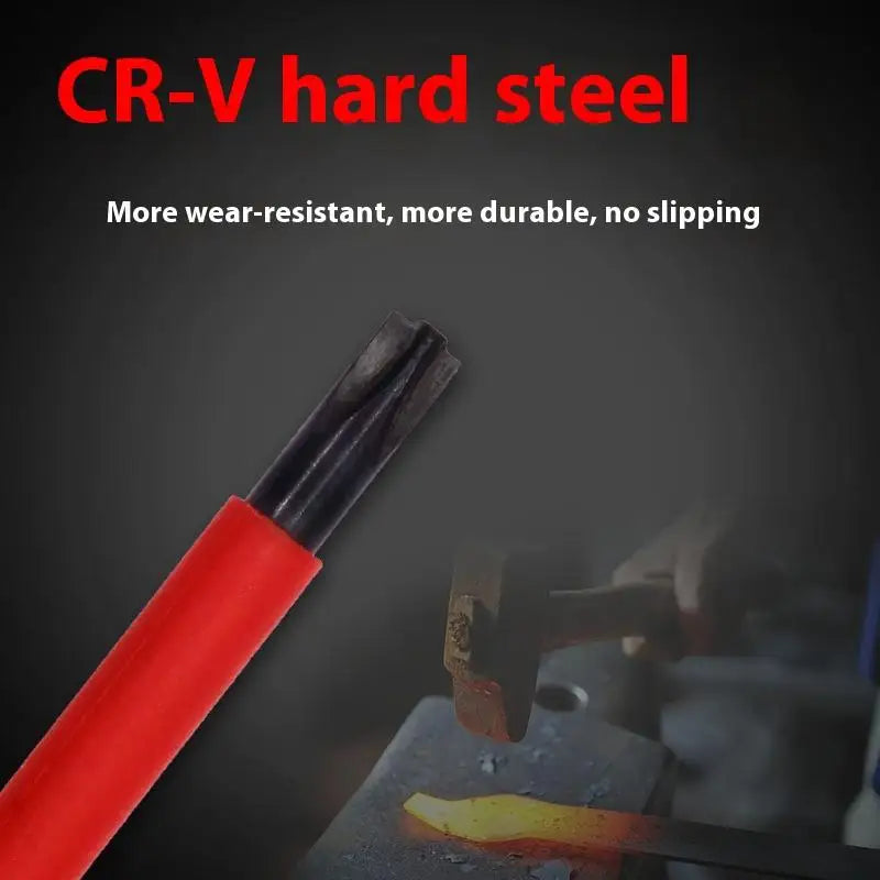Insulated Screwdriver 1000V – Phillips & Flat CR-V Hand Tool