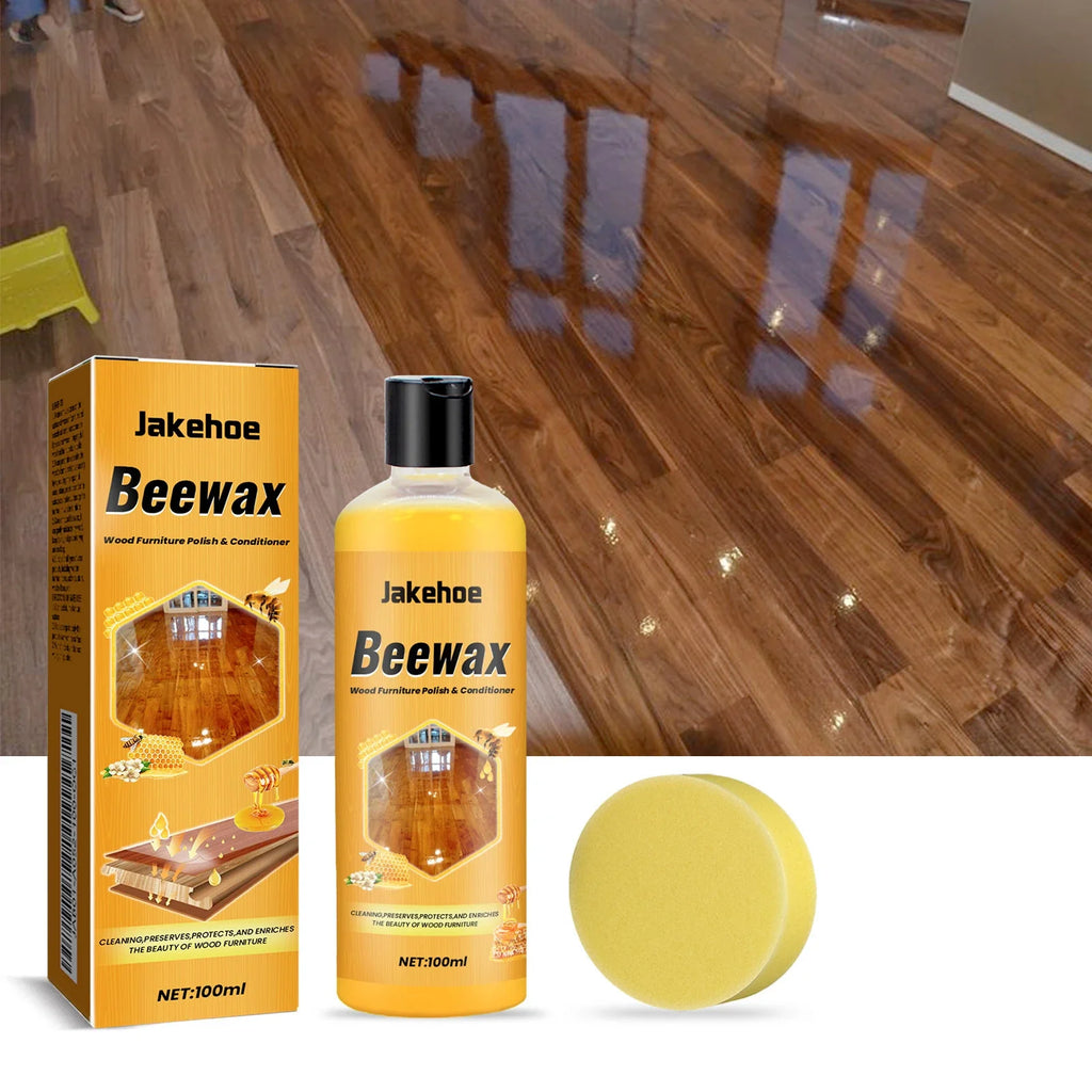 Beeswax Wood Floor Cleaner & Polish – Shine, Protect & Clean