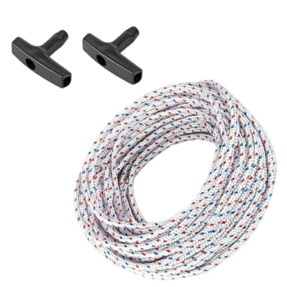 Recoil Starter Rope & Handle Set for GX160 Lawn Mower 15m