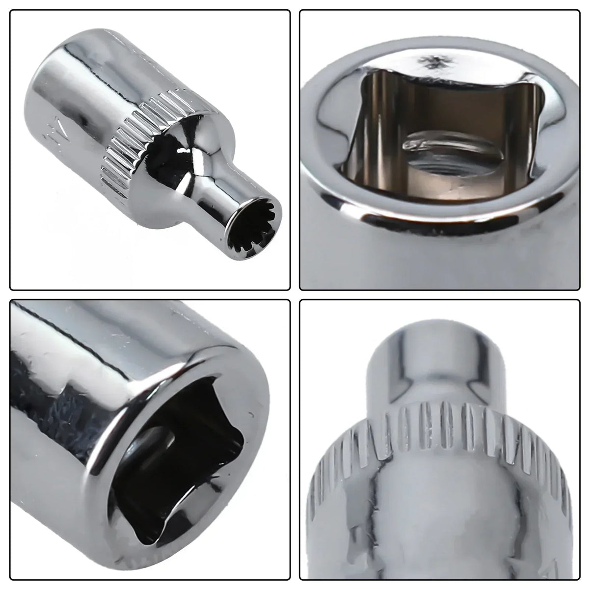12-Point Mirror Short Socket Bit | 1/4" Drive 4–14mm