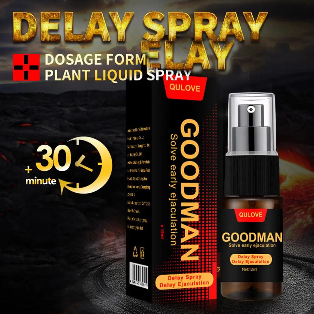 Men's Delay Spray 12ml | Long-Lasting Intimate Performance
