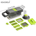 KEMORELA 12-in-1 Vegetable Chopper Slicer Dicer & Shredder