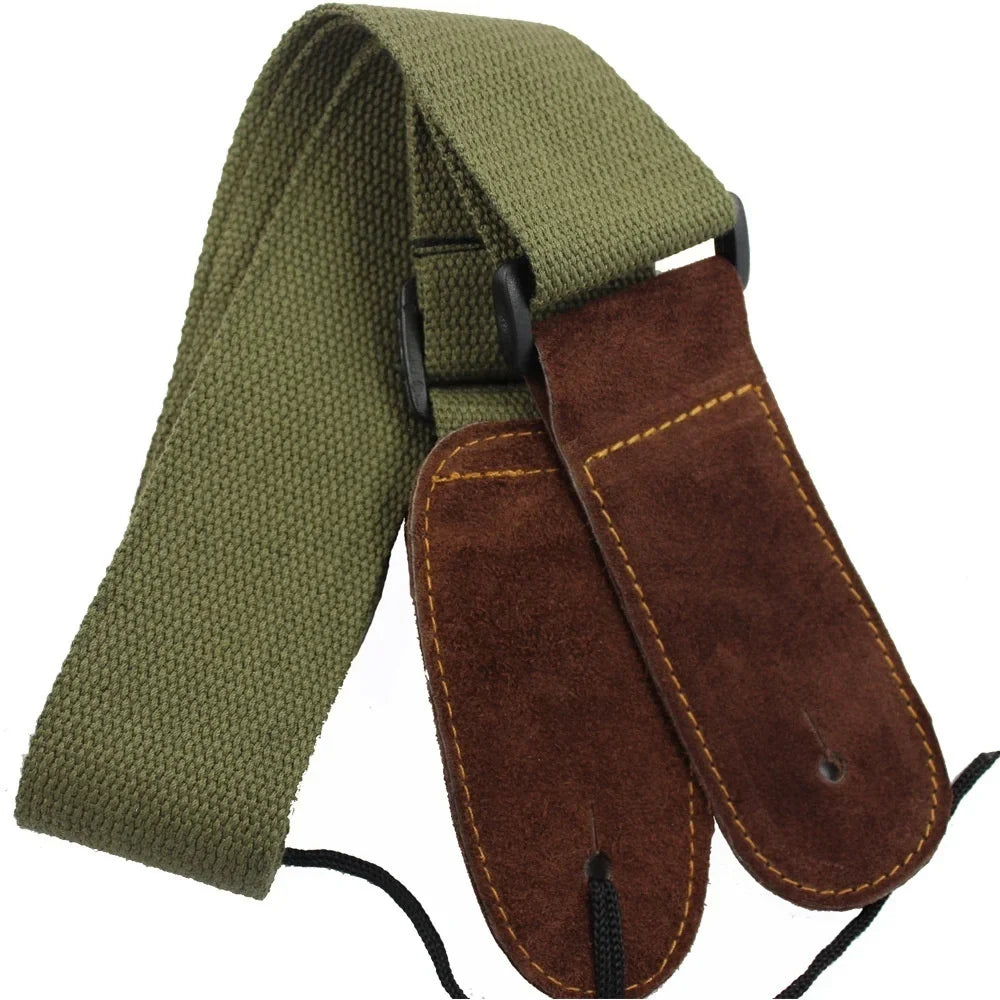 Adjustable Cotton Guitar Strap – Acoustic, Electric & Bass