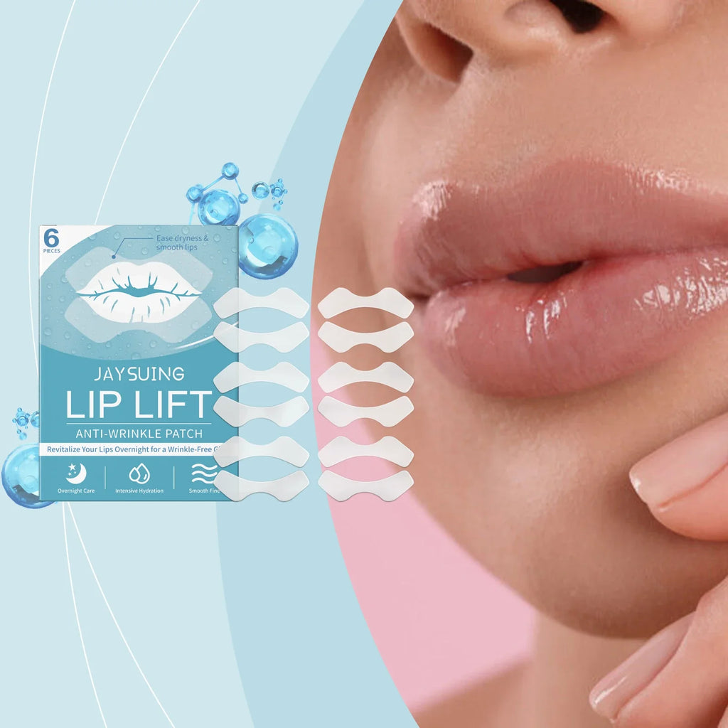 Jaysuing Anti-Wrinkle Lip Patches – Hydrating & Firming 6pcs