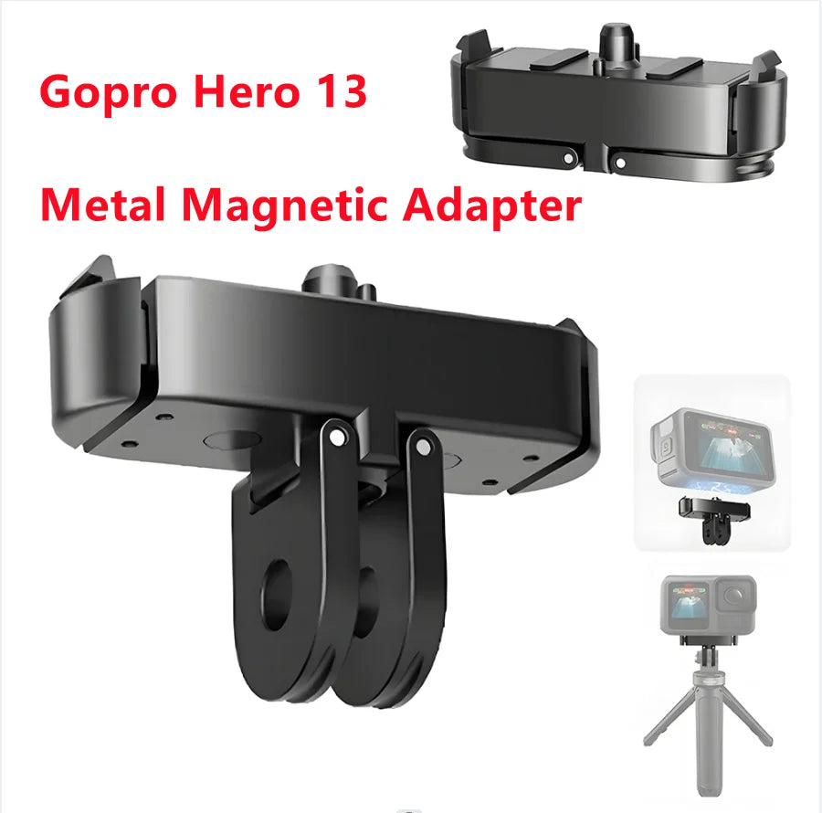 GoPro Hero 13 Metal Magnetic Quick Release Mount Adapter