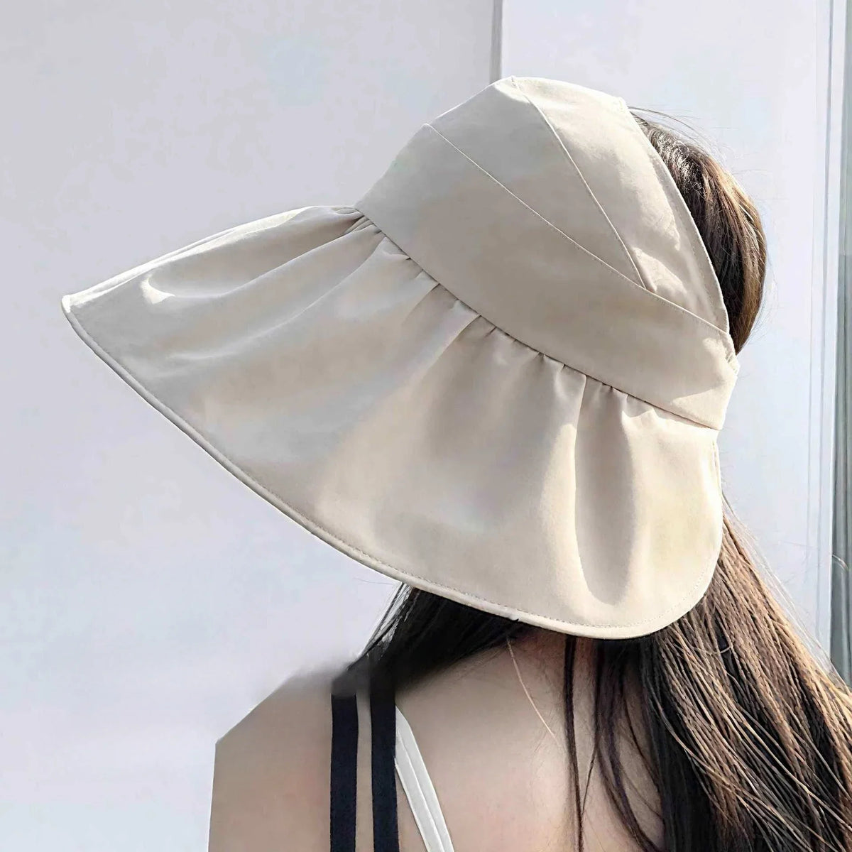 Big Brim Empty Sun Hat Summer Women Anti UV Large Eaves All Hats
