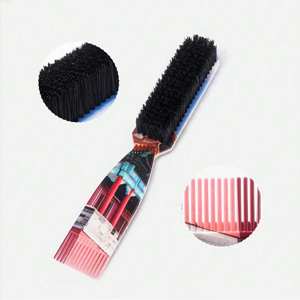 Retro Print Anti-Static Hair Comb – Men's Styling & Detangling
