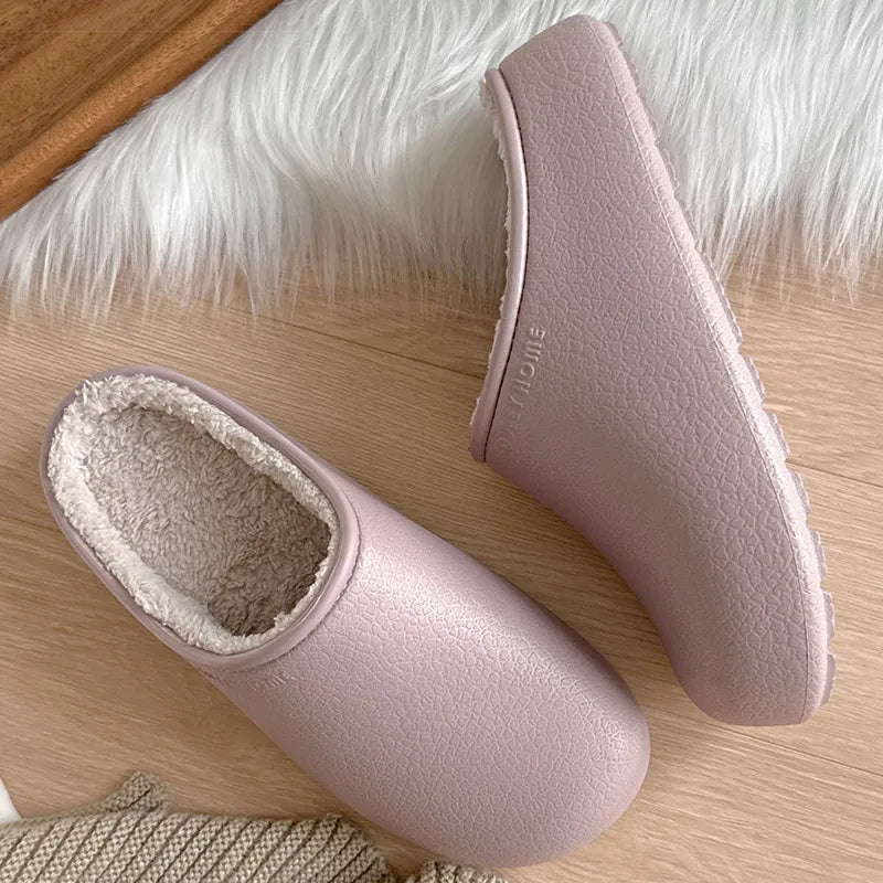HAJINK Women's Furry Plush Indoor Slippers – Cozy Winter House Shoes