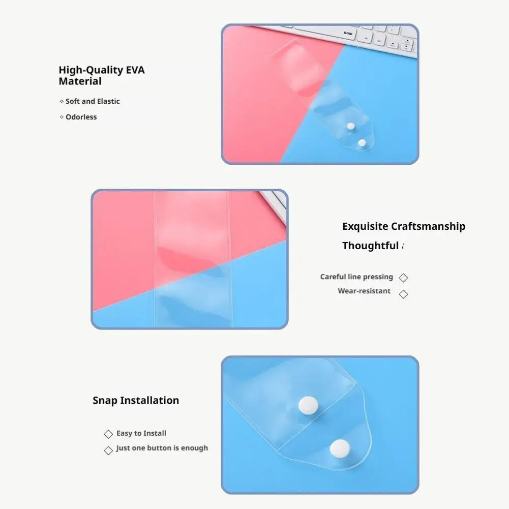 5 Remote Control Protective Cases Transparent PU Storage Bag