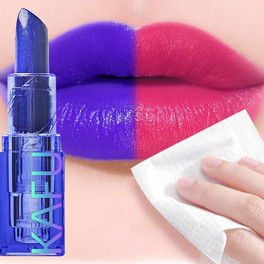 KAFURUX Blue Rose Color Changing Lipstick – Shimmer Gloss