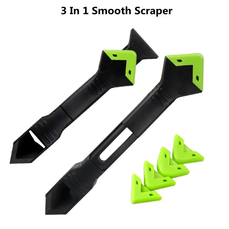 5-in-1 Caulk Remover & Silicone Scraper Kit – 14 Pcs