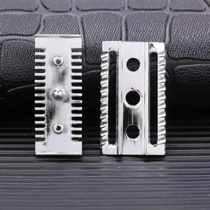 Yaqi Chrome Double-edged Slant Razor Head Sandalwood Soap