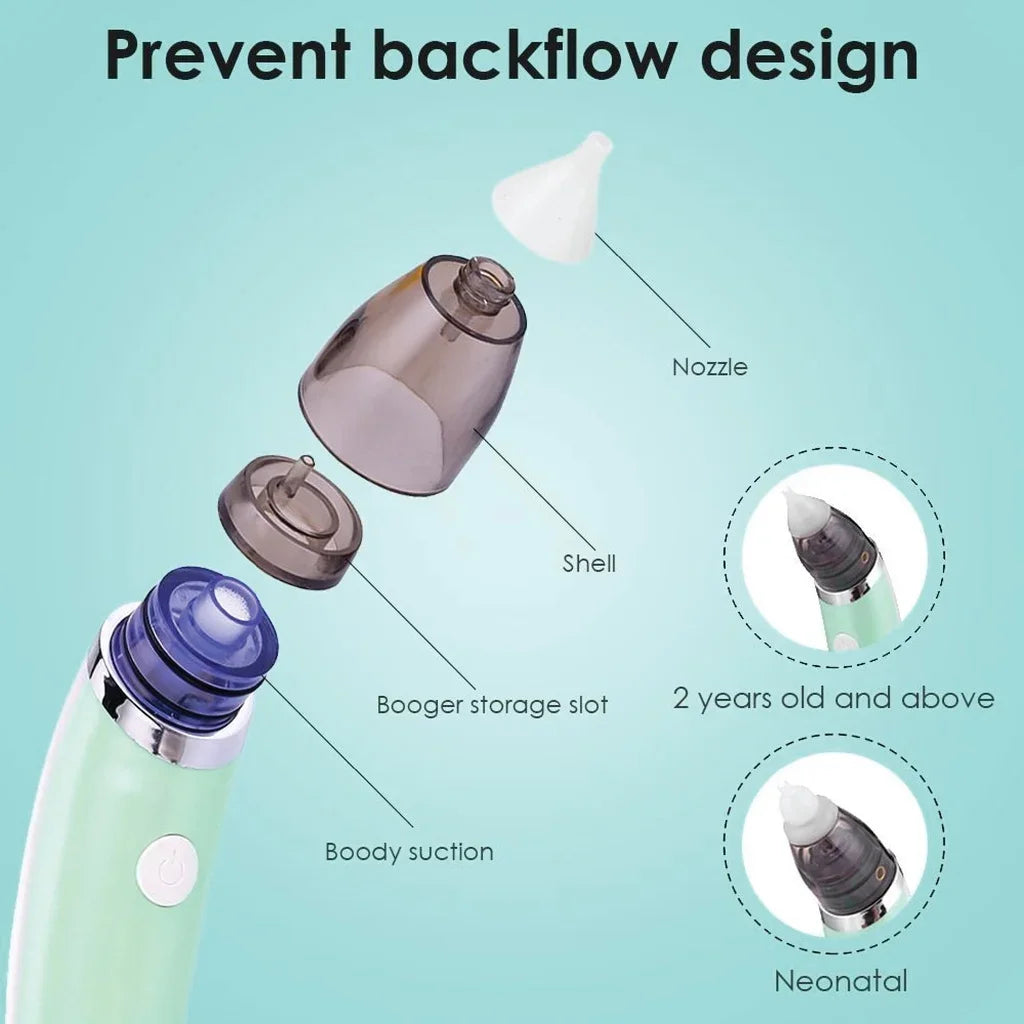 Jaysuing Electric Baby Nasal Aspirator – 5-Speed, USB Rechargeable