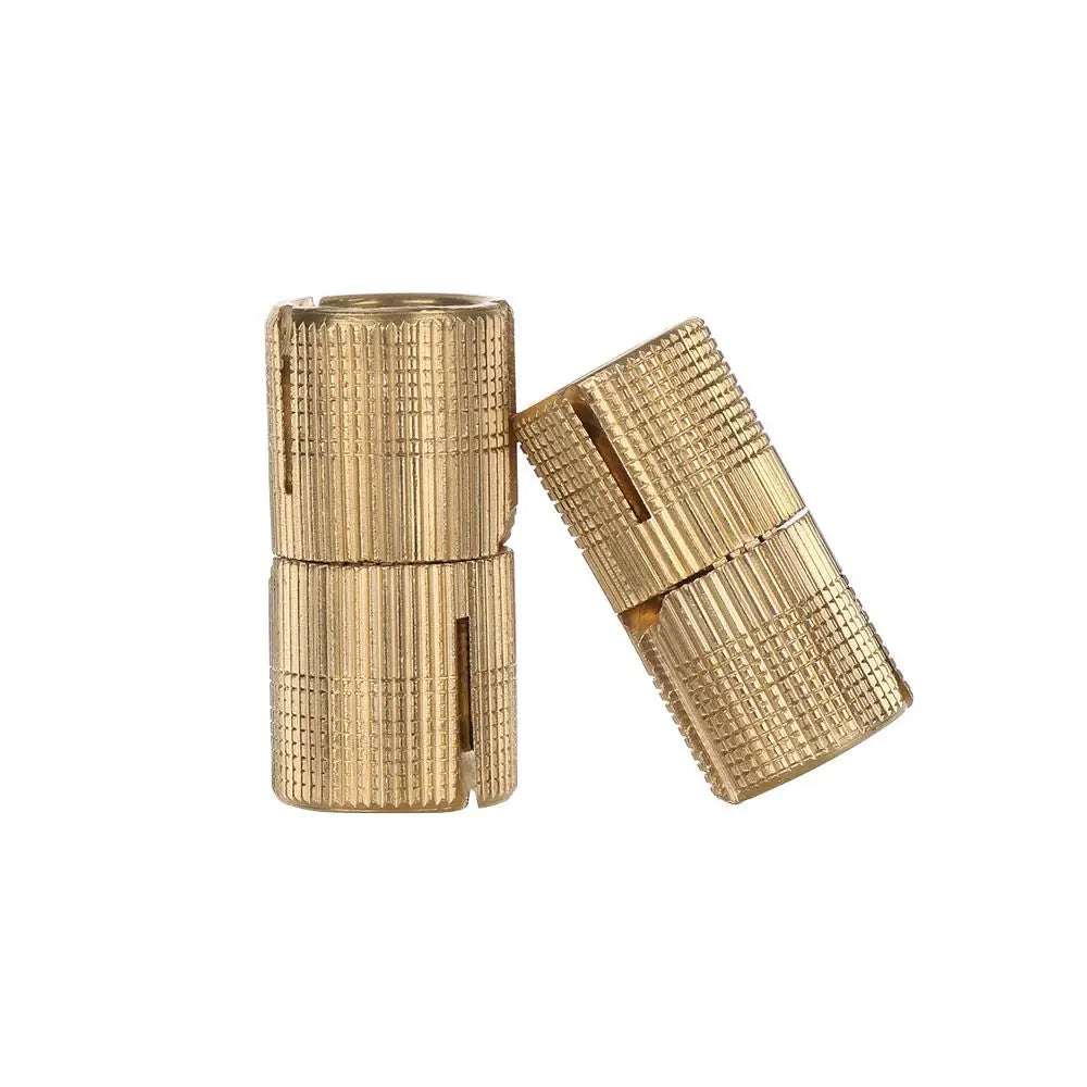 Invisible Cylindrical Brass Hinge | Concealed Cabinet Door Hinge