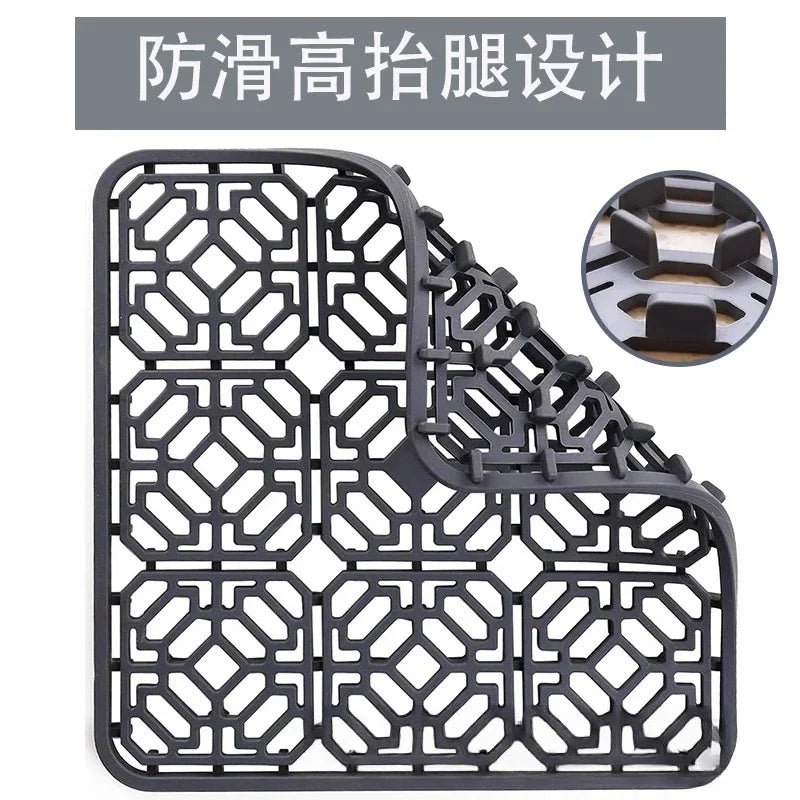 Silicone Sink Mat – Heat-Resistant Drain & Countertop Protector