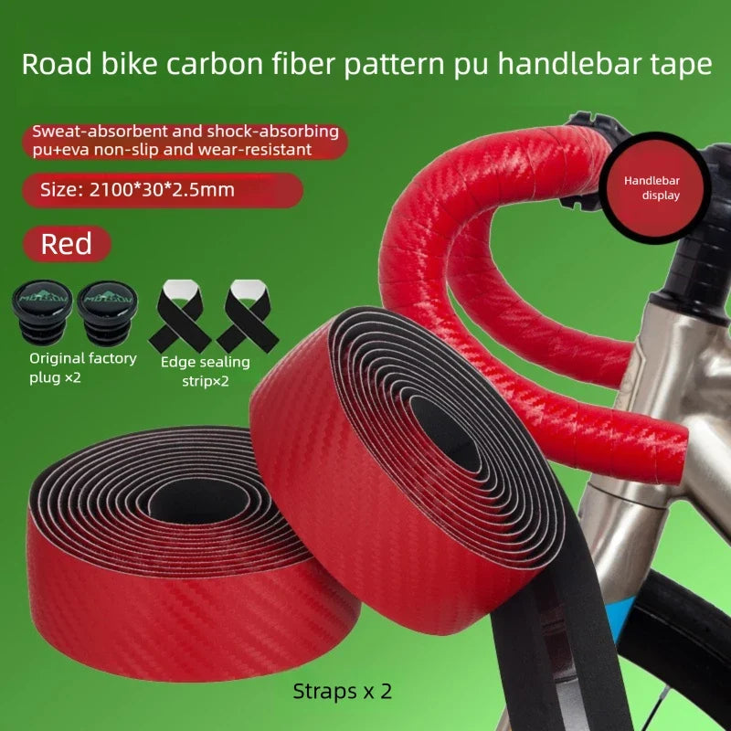 Road Bike Handlebar Tape – EVA PU Anti-Slip & Shock Absorbing