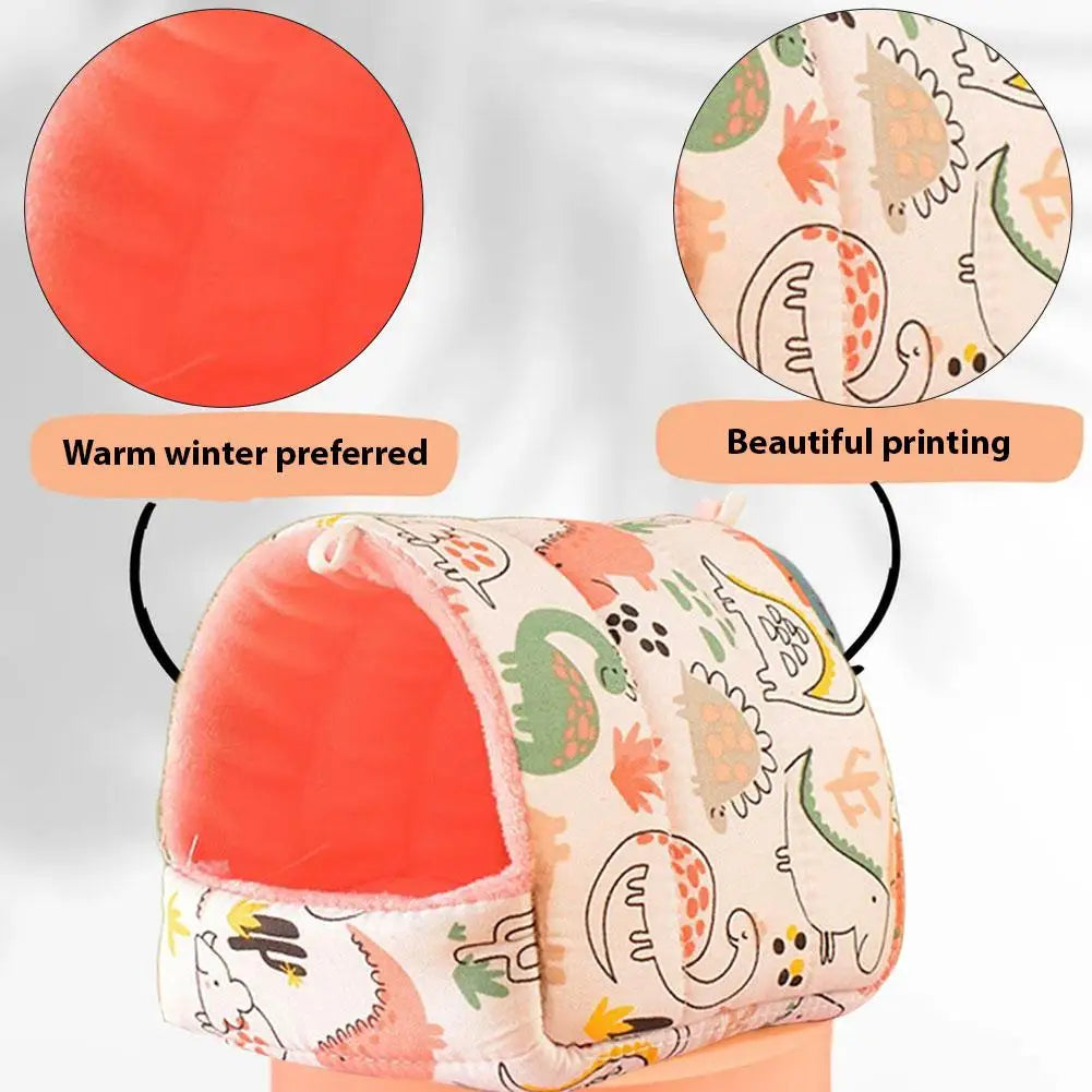 Plush Hamster Nest | Cozy Cotton Bed for Small Pets