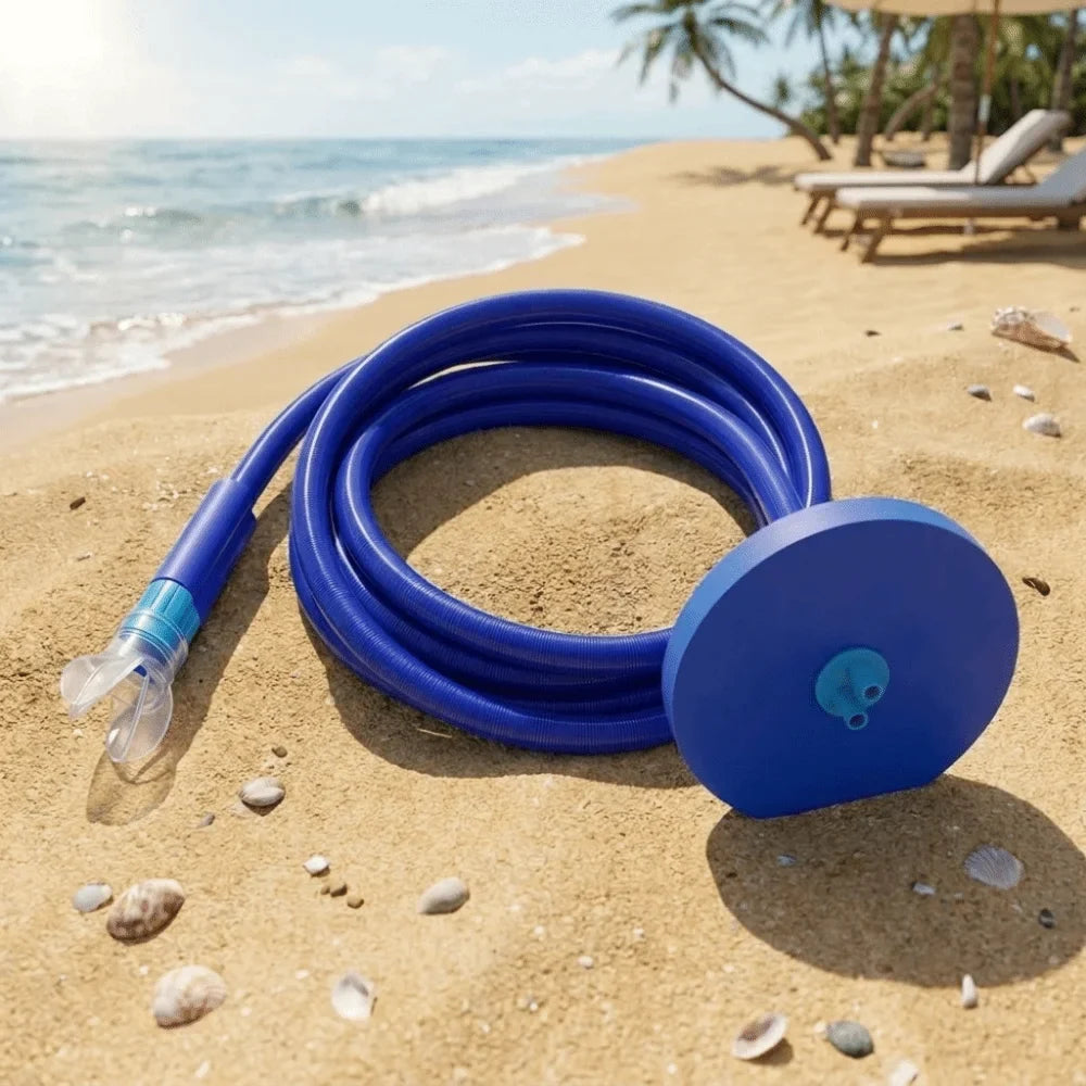 Double Tube Silicone Diving Snorkel Breathing Tube 1.5–4.5m