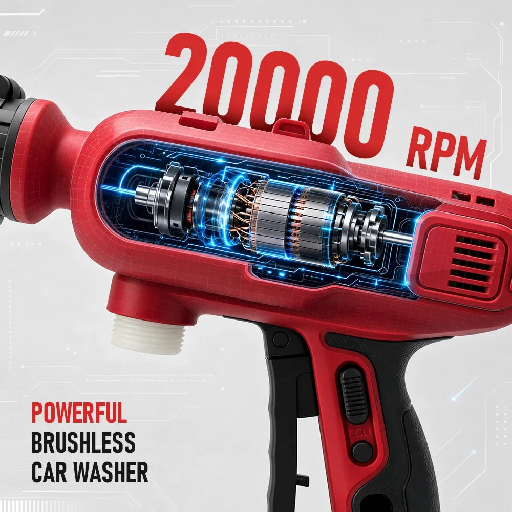 200 Bar Cordless Pressure Washer Gun for Makita 18V Battery