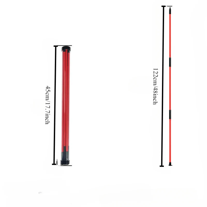 Golf Alignment Sticks – Folding Swing Trainer & Positioning Rod