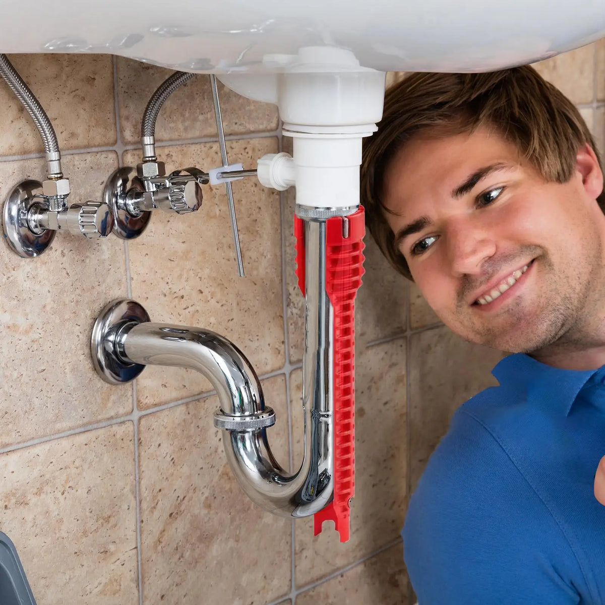 Faucet & Sink Install Wrench – Labor-Saving Drain Tool