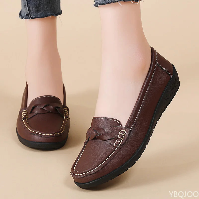 Women's Soft Sole Loafers – Lightweight Casual Flat Shoes