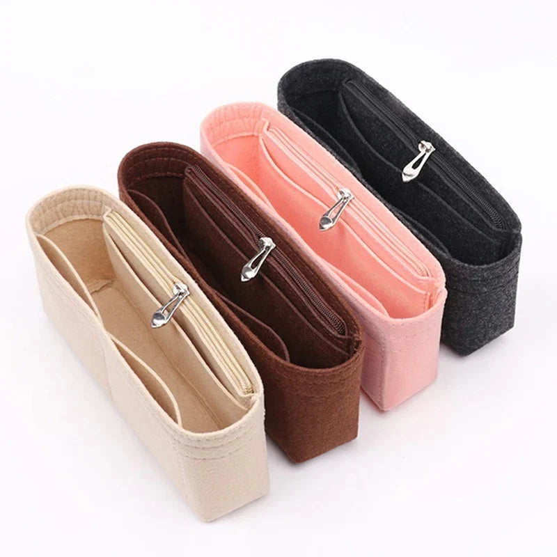Felt Handbag Insert Organizer – Multi-Pocket Bag Liner