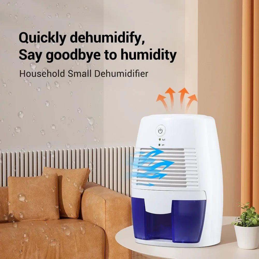 AFDEAL Portable Electric Dehumidifier & Air Purifier 500ml