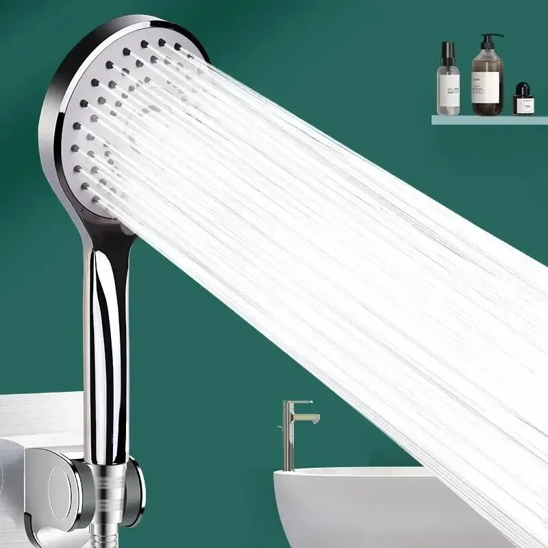 High Pressure Handheld Shower Head Set – 5 Spray Modes