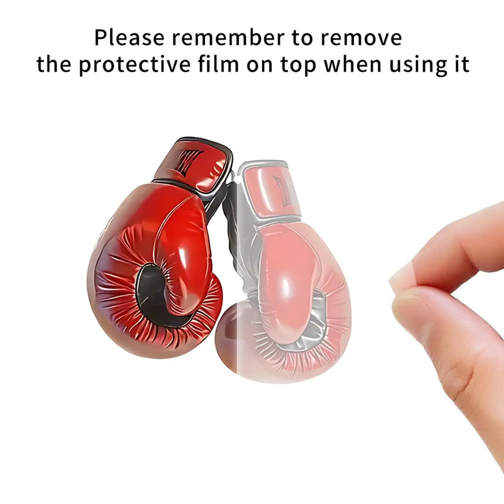 Boxing Gloves Key Rings 2D Acrylic Bag Charm Keychain Exquisite