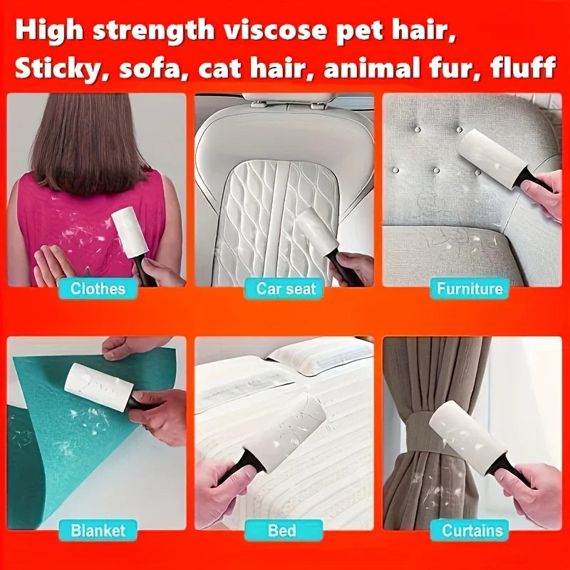 Ultra Sticky Lint Roller Set – Pet Hair Remover 3/5/8 Pack