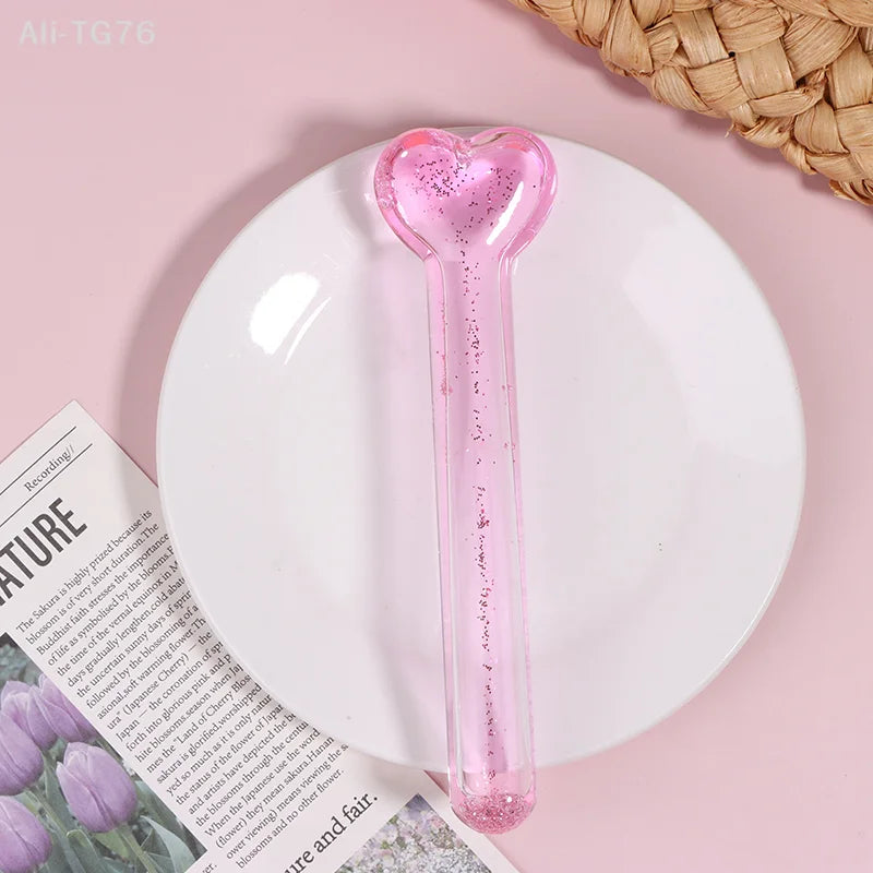 Heart Shape Ice Globe Face Roller & Cooling Eye Massager | XORITA