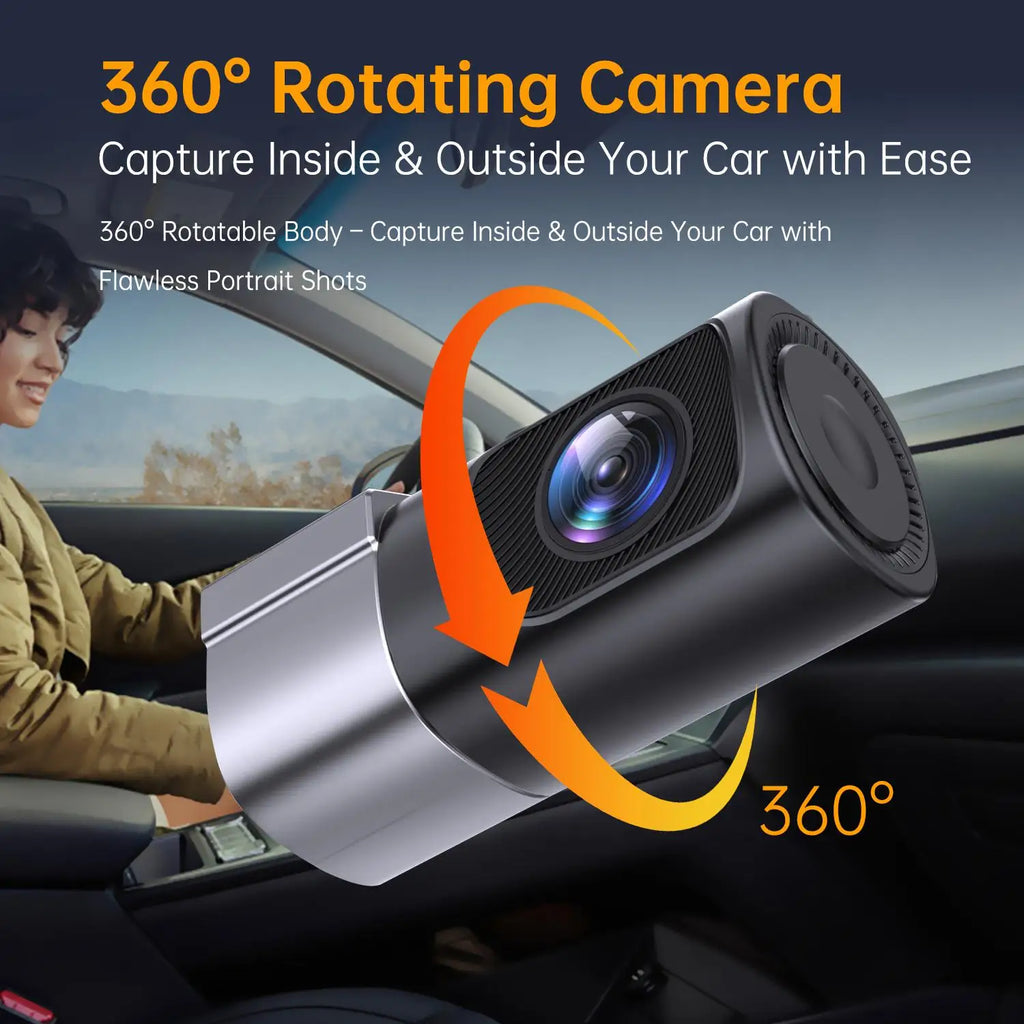 1080P Mini WiFi Dash Cam | Night Vision & Parking Monitor