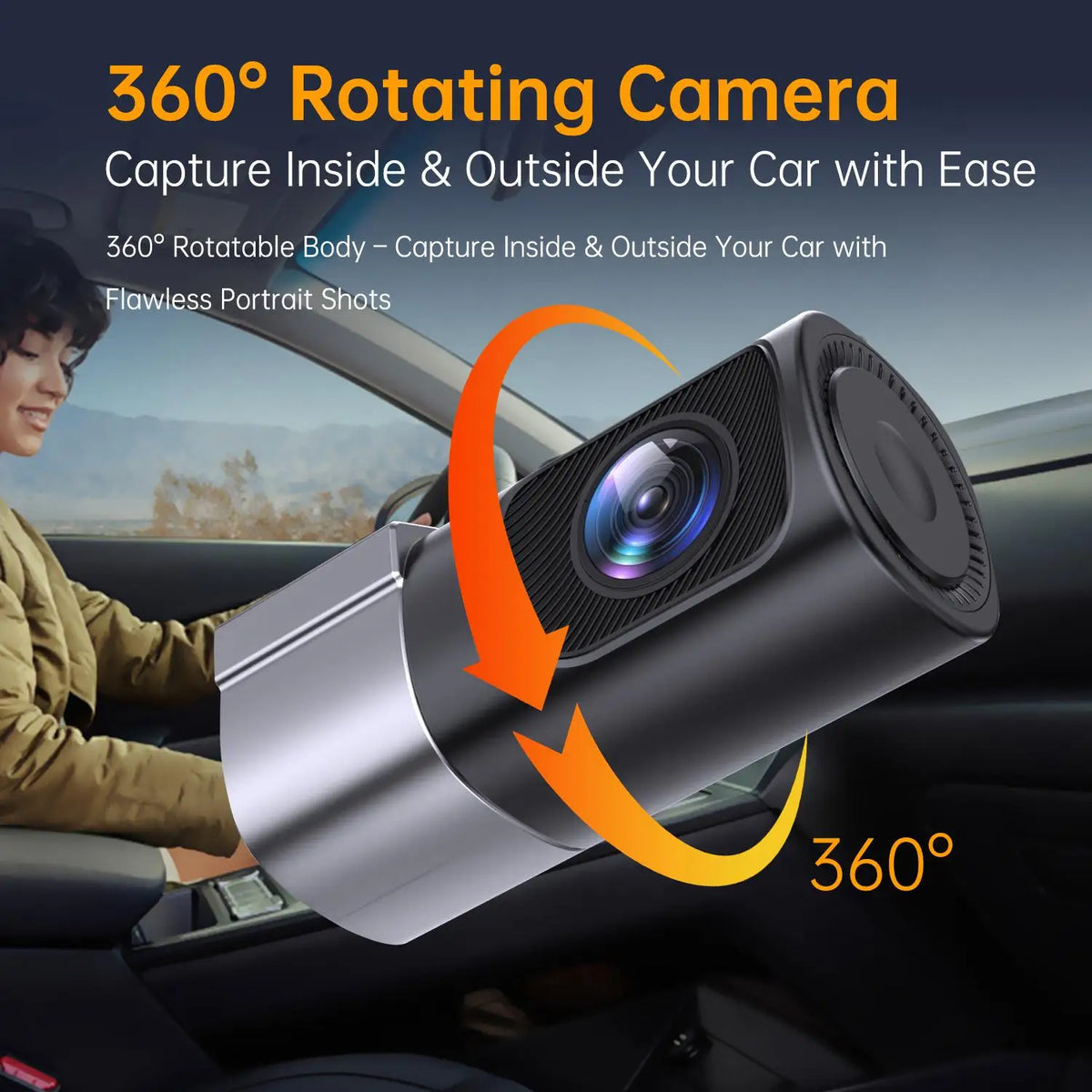 Mini Hidden 1080P Dash Cam – Night Vision, WiFi & Parking Mode