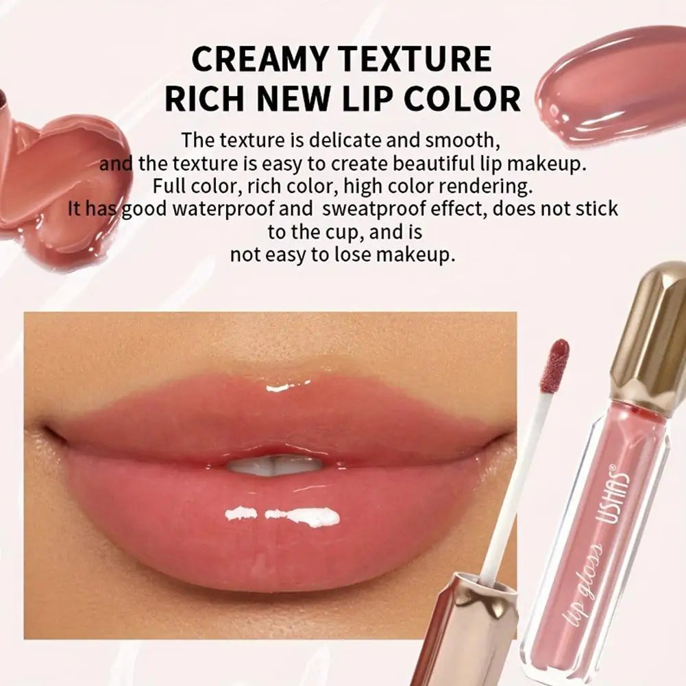 Mirror Pearl Lip Gloss – 6 Shades, Shimmer & Long-Lasting