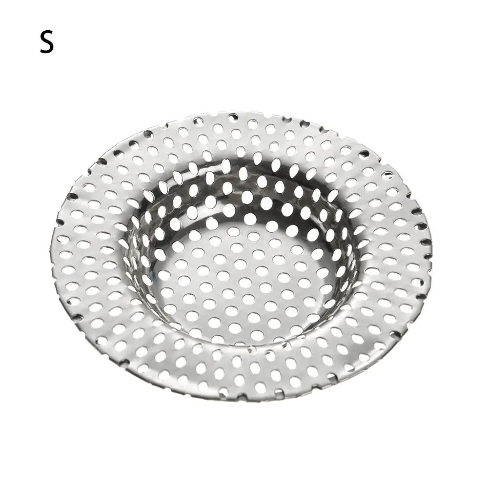 7 9 Stainless Steel Sewer Hair Filter Kitchen Sink Mesh Bath Strainer