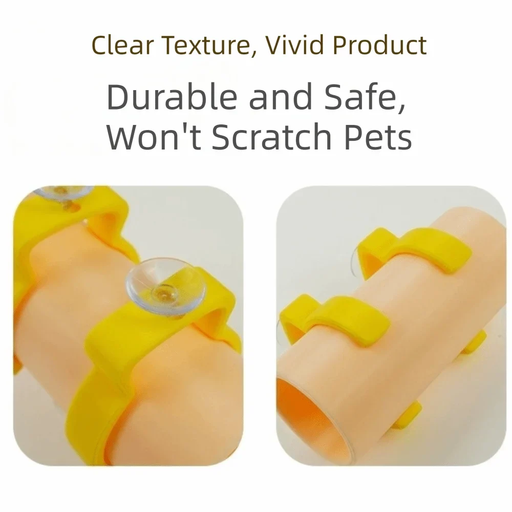 Wall-Mounted 3D Printed Reptile Hide Cave | Suction Cup Tank