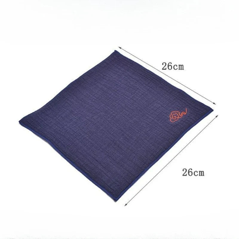 Cotton Linen Absorbent Tea Towel High-end Chinoiserie Table Rag
