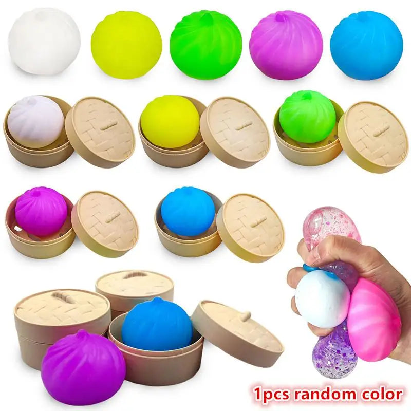 Steamed Bun Squeeze Toy – Slow Rise Sensory Fidget Toy