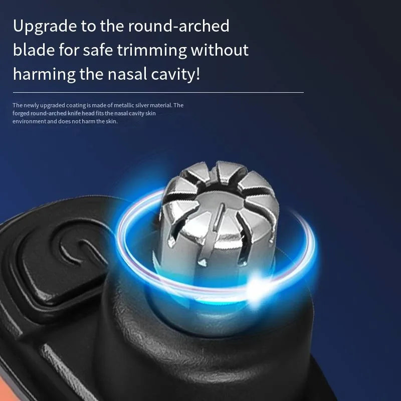 Rechargeable Nose & Ear Hair Trimmer for Men | USB Mini