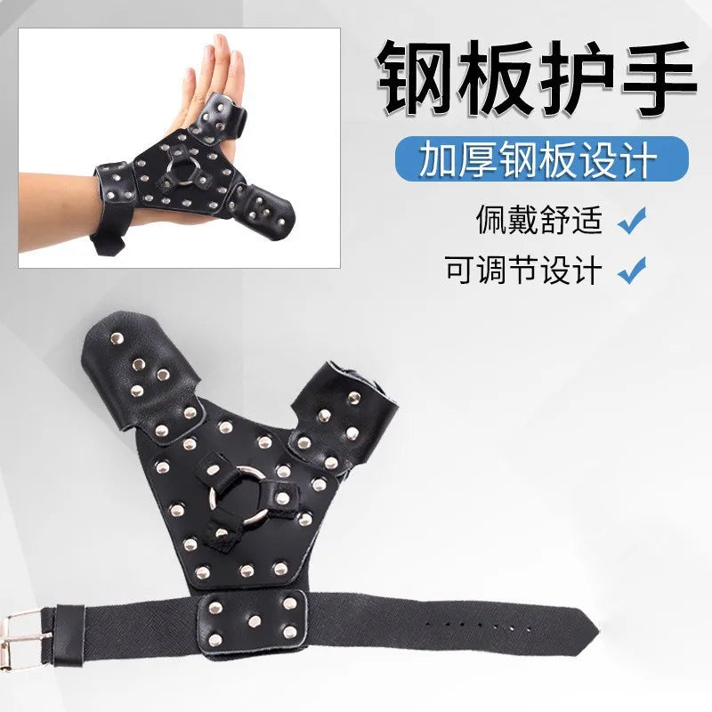 Outdoor Shooting Fishing Hand Guard Wristband Slingshot Armguard