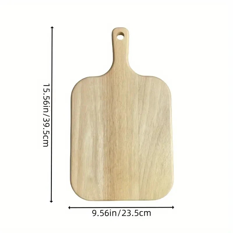 Wooden Cutting Board with Handle – Charcuterie & Cheese Board