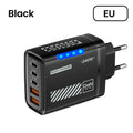 GaN 240W 5-Port USB-C Wall Charger PD QC3.0 Fast Charge
